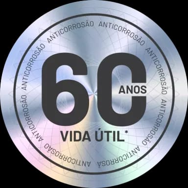 Selo anticorrosão: 60 anos de vida útil