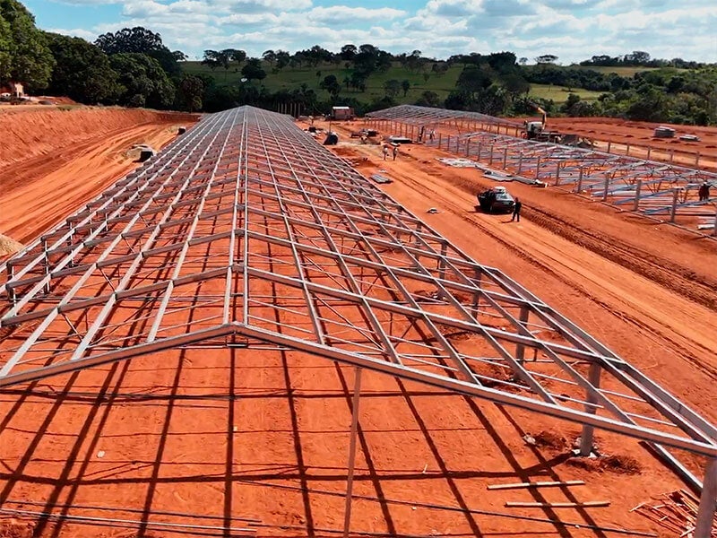 Estruturas Metálicas para Aviário